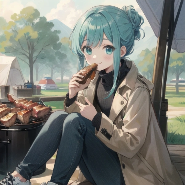 常磐アクア(お題：お肉#2)