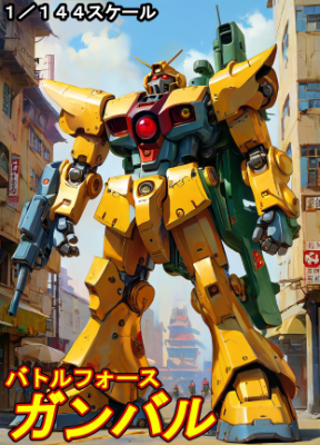 バトルフォース・ガンバル( 1 / 144スケール)