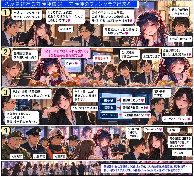 八咫烏神社の守護神様㉔　「守護神のファンクラブ出来る」