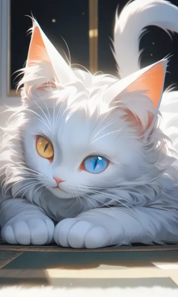 オッドアイの猫