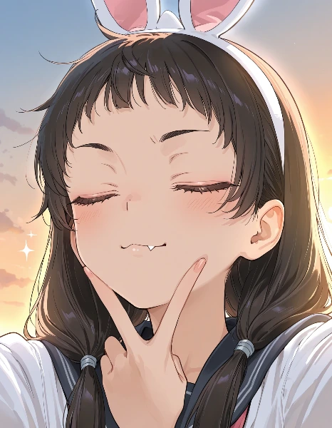 うさ耳ピース！