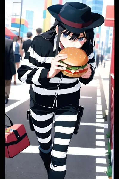 ハンバーガー泥棒ちゃん