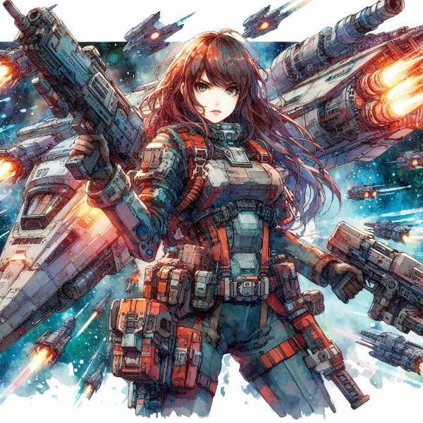 宇宙戦艦と戦闘員　（16枚）