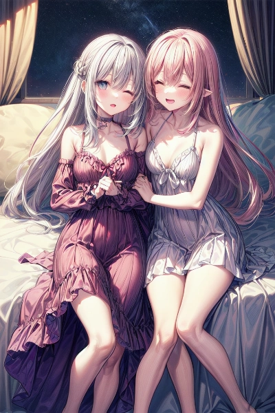 女の子2人かわいい