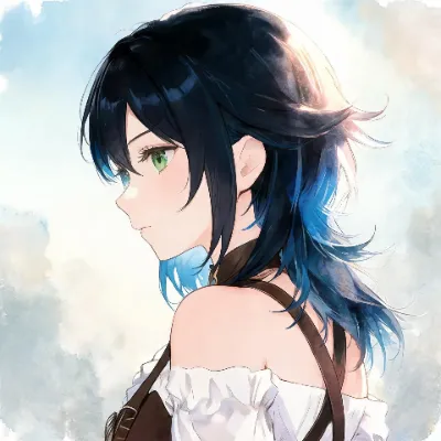 シンプル横顔