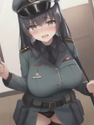 軍服少女詰め