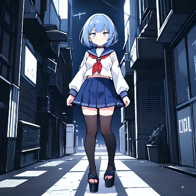 セーラー服と近未来感