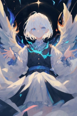 儚い葵炎の天使