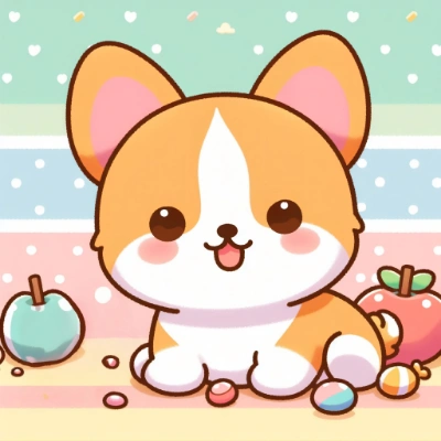 りっぱになったコーギー