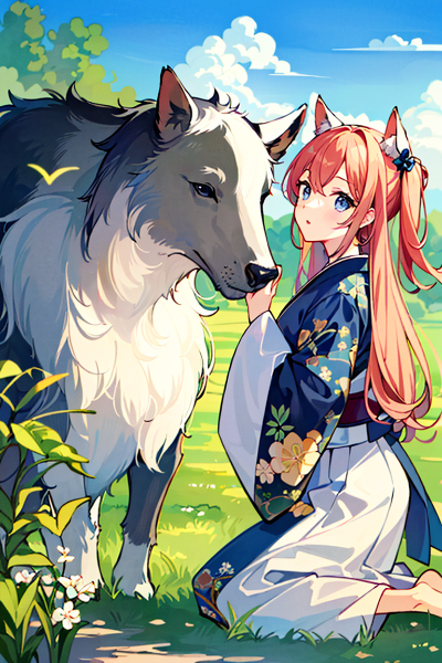 こちらは土地の獅子神様です