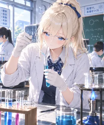 実験中……