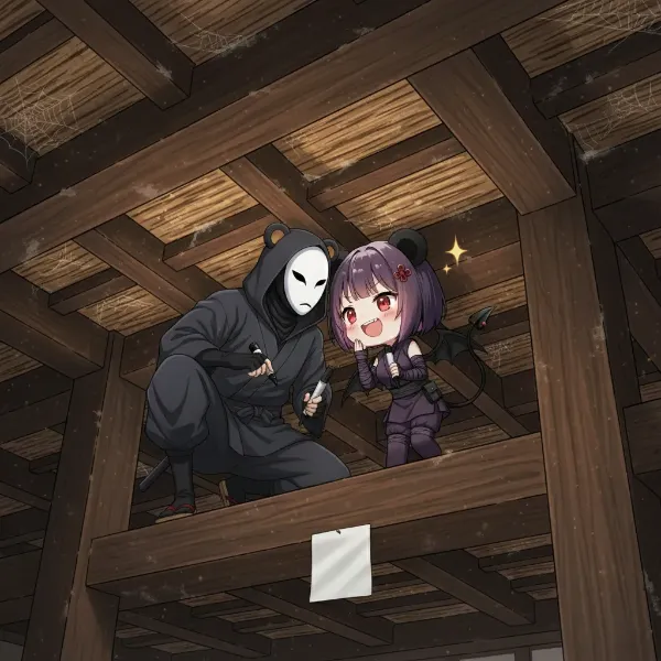 🎧🐼「くの一」の巻き🏰