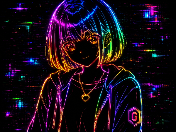 ネオンなアオイ