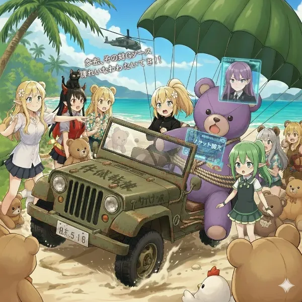🌴 アイピク島テディベア降下作戦：リゼット少佐の受難