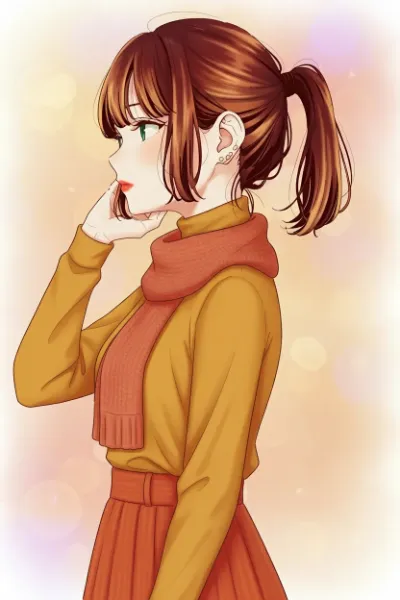 秋の柔らかな光に包まれて