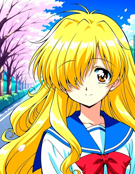 2000年代くらいのギャルゲーのキャラクター風　その２