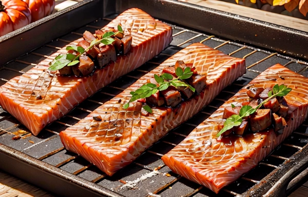 鮭・塩＆香草焼き