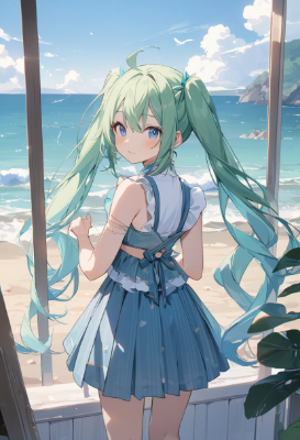 海辺の少女その二