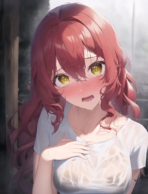 透けていることに気づいた幼馴染