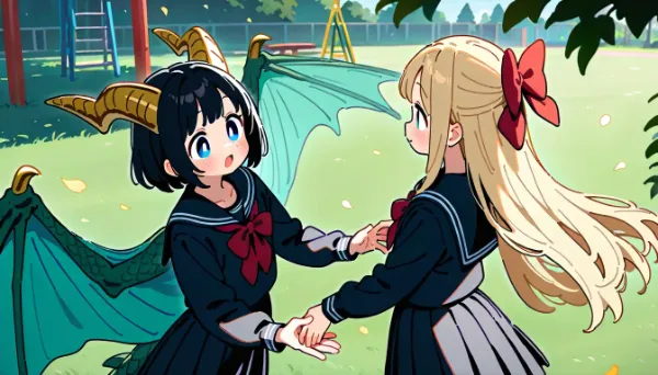 どらごんなムスメさんとであったー