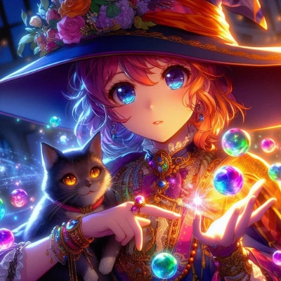 魔法の煌めき