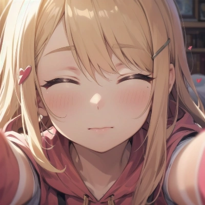 だんだん近づいてきたパーカーギャル娘さんとキス