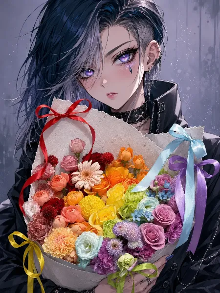 虹色を抱いて。💐✨