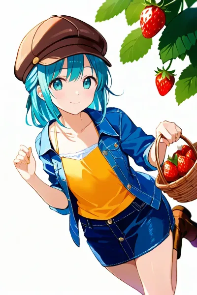 常磐アクア（お題：イチゴ狩り）