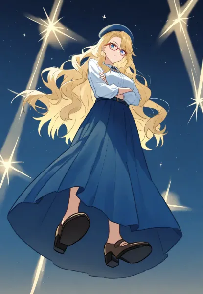 【高所】夜空に輝く