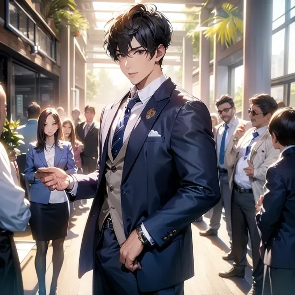 クールなエリートビジネスマン「北江 杉（きたえ すぎ）」