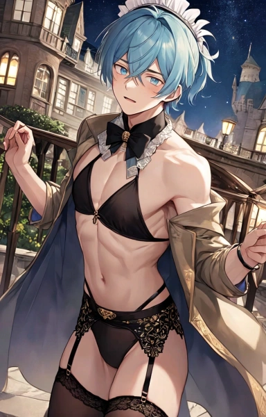 救出されたメイド君