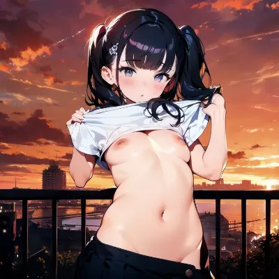 夕暮れの秘密の誘惑