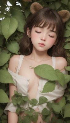 (擬人化)冬眠中のクマちゃん2