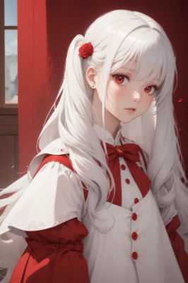 白髪美少女