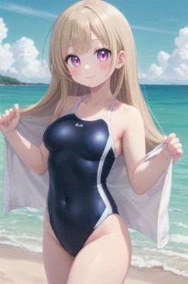 一緒に泳ぎましょ。