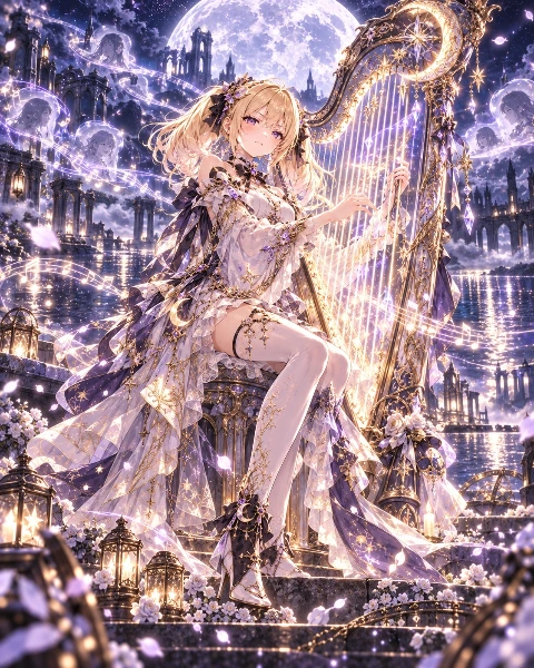 月弦のハープ