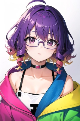 パステル少女メガネ版