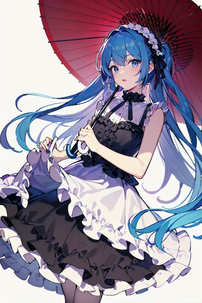 和傘似合うかしら？