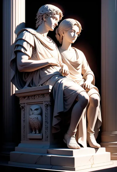 神殿の永遠の恋人たち