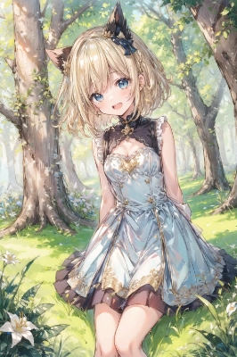 森の中のきつね