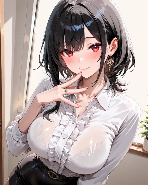 窓辺の微笑み、秘密の誘惑