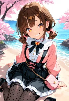 「こんな格好してるけど、別に病み可愛いとかそんなんじゃないからね♪」