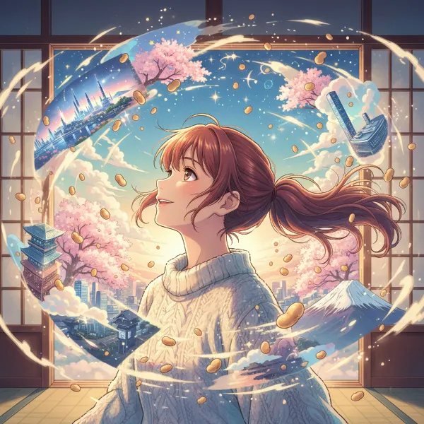 桜の渦に包まれた夢の旅