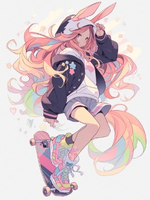 スケボーgirl