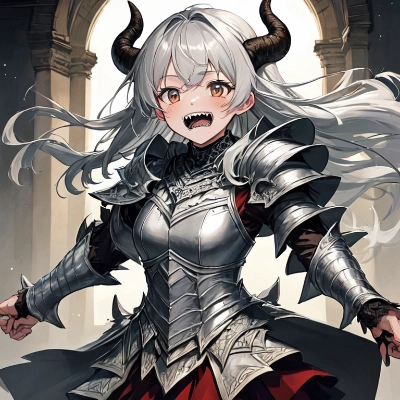 悪魔な銀髪ちゃん