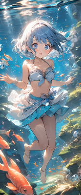 昼の海中