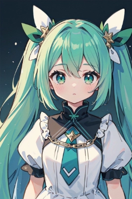 初音ミク　見つめる