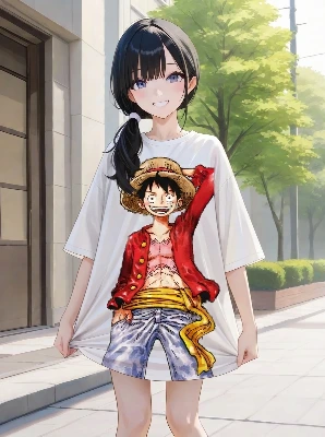 オーバーサイズのtシャツ風・ワンピース