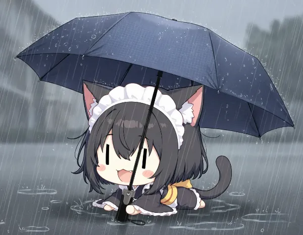 折りたたみ傘inヘタぐるみ