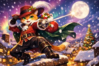 長靴をはいた猫の聖夜の冒険